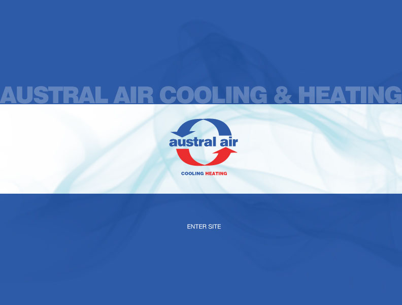 Austral Air Cooling and Heating Splash Page